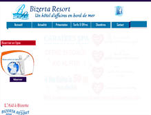 Tablet Screenshot of bizertaresort.com